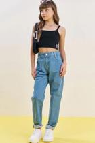 Calça Mom em Jeans