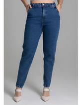 Calça Mom Jeans Feminina Cintura Alta Sawary 277482