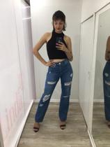 Calça mom Sawary