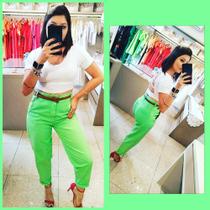 Calça mom verde 38/40