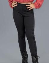 Calça montaria em malha texturizada com vivo em malha Pakita Calça montaria em malha texturizada com vivo em malha Pakita