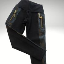 Calça Montaria Infantil com Detalhes em Cirrê e Zíperes Personalizados (Ref. 3042)