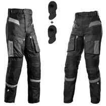 Calça Motociclista Casal Texx Armor Impermeável Parka Viagem