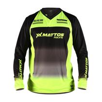 Calça Motocross Creation Mattos Amarelo Trilha Off Road