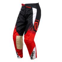 Calça Motocross Cross ASW Podium Nitro Vermelh Off Road Moto