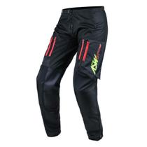 Calça Motocross Cross ASW Ranger Squad Preto Off Road Moto Calça Motocross Cross ASW Ranger Squad Preto Off Road Moto