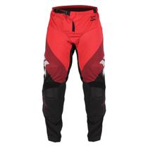 Calça Motocross Cross Echoes Vermelho Mattos Trilha Off Road