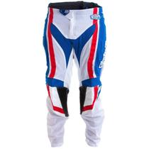 Calça Motocross Troy Lee Gp Team Blue - Red Lucas Oil