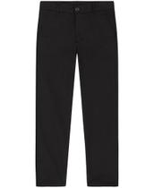 Calça Nautica Big Boys Uniforme Flat Front Preta Tamanho M/12 Calça Nautica Big Boys Uniforme Flat Front Preta Tamanho M/12