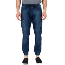 Calça Nicoboco Jeans Jogger 31418 Azul Marinho