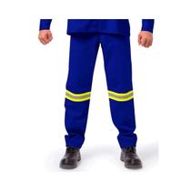 Calça NR10 Azul Royal Com Refletivo Ideal Work CA 12515