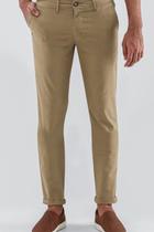 Calça Ogochi Essencial Slim Color Caqui: