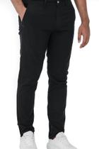 Calça Ogochi Jeans Slim Bolso Faca Preta: Calça Ogochi Jeans Slim Bolso Faca Preta: