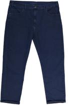 Calça Ogochi Tradicional Jeans Plus Size Azul Escuro: