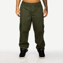 Calça Overking Cargo Sarja Verde Calça Overking Cargo Sarja Verde