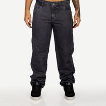 Calça Overking Jeans Baggy Preto Estonado
