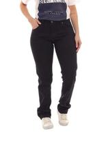 Calça Oversized Skinny Jeans Preto Cotton Calça Oversized Skinny Jeans Preto Cotton