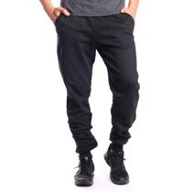 Calça OX Moletom Flanelada Bolsos Frente Costas E Punho Confortavel