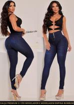 Calça oxtreet jeans, 4 botoes azul carbon, lançamento original !