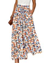 Calça Palazzo de Perna Larga Floral YESNO - XL Calça Palazzo de Perna Larga Floral YESNO - XL