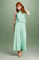 Calça Pantacour Malha Verde Calça Pantacour Malha Verde