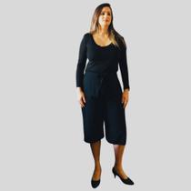 Calça pantacourt Ale preta