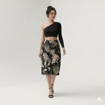 Calça Pantacourt Estampadas do P ao GG