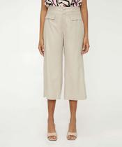 Calça Pantacourt Feminina Linho Marisa-44453