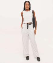 Calça Pantacourt Feminina Listrada Marisa-49016