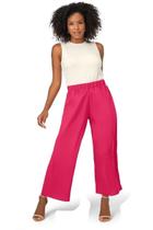 Calça Pantacourt Feminina Modelagem Soltinha