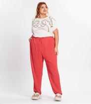 Calça pantacourt feminina plus size rovitex secret glam