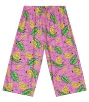 Calça Pantacourt Infantil Estampada Rovitex Kids Rosa Calça Pantacourt Infantil Estampada Rovitex Kids Rosa