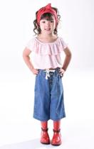 Calça Pantacourt Jeans Calça Pantacourt Jeans