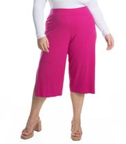 Calça Pantacourt Plus Size Ribana