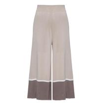 Calça Pantacourt Tricot I20 Areia Calça Pantacourt Tricot I20 Areia