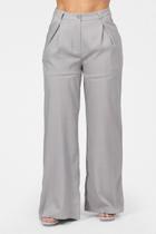 Calça Pantalona Alfaiatada Feminina em Tecido Leve - Mein Calça Pantalona Alfaiatada Feminina em Tecido Leve - Mein