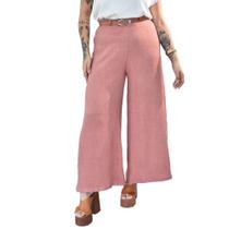 Calça Pantalona Alfaiataria Polilinho Plus Size 42 Ao 52