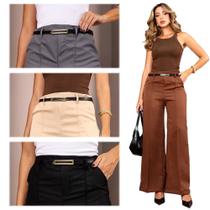 Calça Pantalona Alfaiataria Premium Com Siper Na Lateral Novo Lançamento Calça Pantalona Alfaiataria Premium Com Siper Na Lateral Novo Lançamento