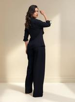 Calça Pantalona Blazer Alfaiataria Marrant Conjunto