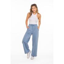 Calça pantalona cadarço basic + azul gg Calça pantalona cadarço basic + azul gg