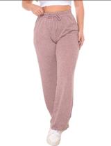 Calça pantalona de lanzinha feminina cintura alta Calça pantalona de lanzinha feminina cintura alta
