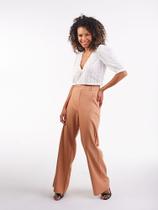 Calça pantalona de linho ARIZONA