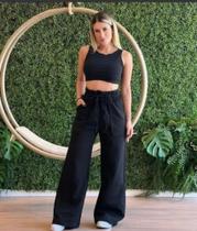 Calça Pantalona de Moletom