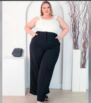 Calça pantalona duna plus size