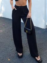 Calça Pantalona Em Duna Moda Lunii