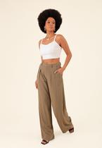 Calça Pantalona Em Linho Bolso Faca Calça Pantalona Em Linho Bolso Faca