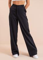 Calça pantalona estilosa preta
