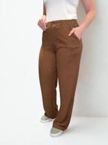Calça Pantalona feminina com elástico Calça Pantalona feminina com elástico