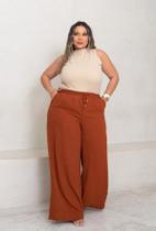 Calça Pantalona Feminina Plus Size C Forro Elastico Cintura Calça Pantalona Feminina Plus Size C Forro Elastico Cintura