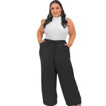 Calça Pantalona Feminina Plus Size G1 G2